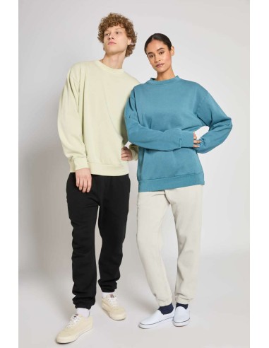 LAN-LS16005GD-URBAN CREWNECK GARMENT DYED